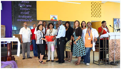 MAHS Defibulator donation